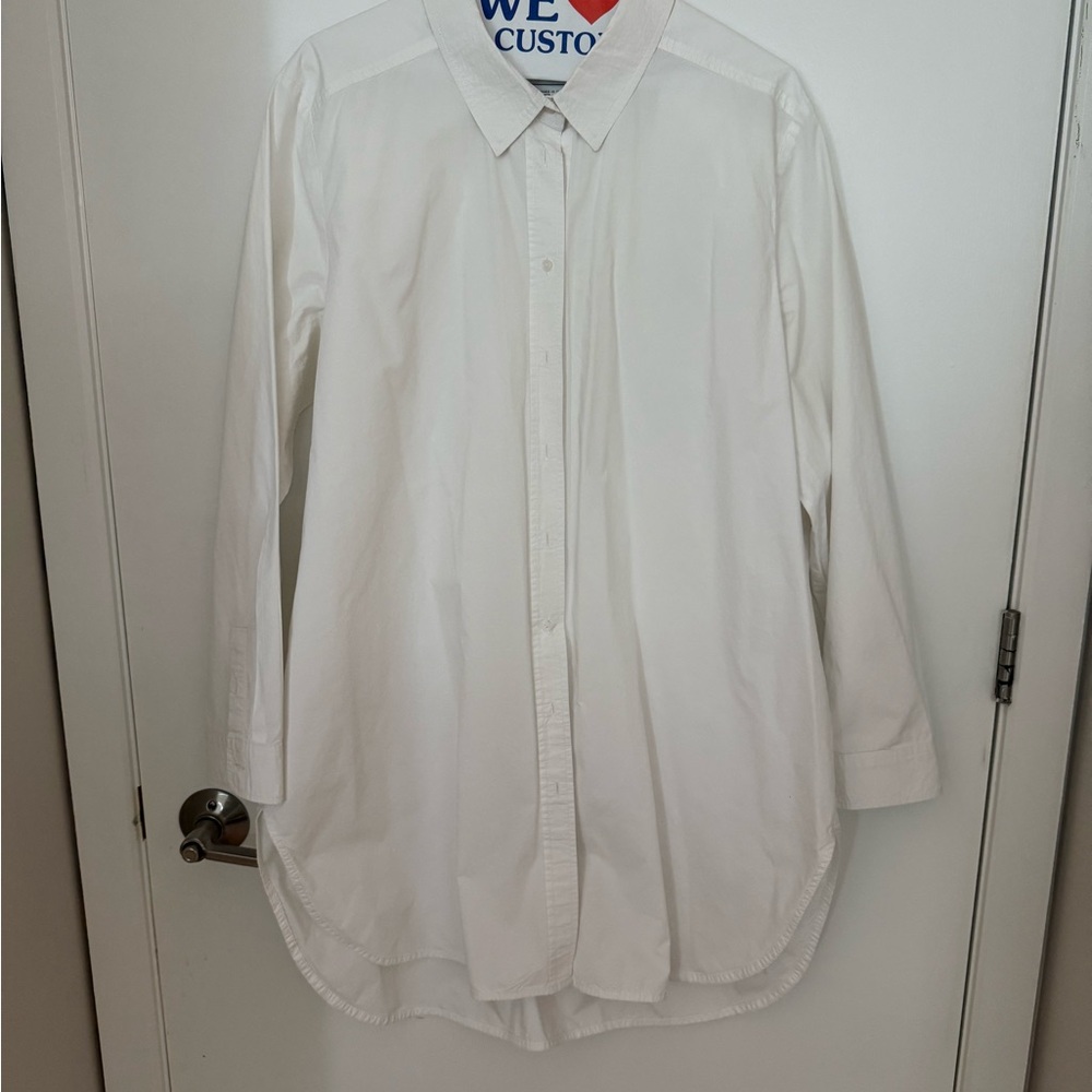 Part Two Long White Dress Shirt